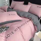 Nordic Luxury Egyptian Cotton Bedding Set - King, Queen, Twin Size with Duvet Cover & Pillowcases - Himpall